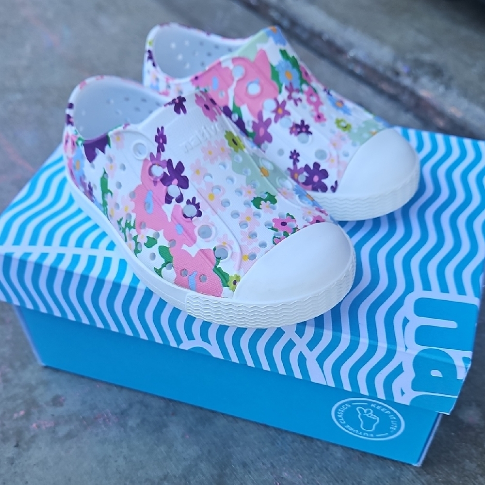 Floral Kids Shoes